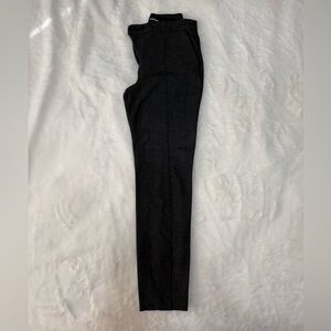 Express High Waisted Columnist Skinny Ankle Pant | Charcoal Gray | 6L Zip Front